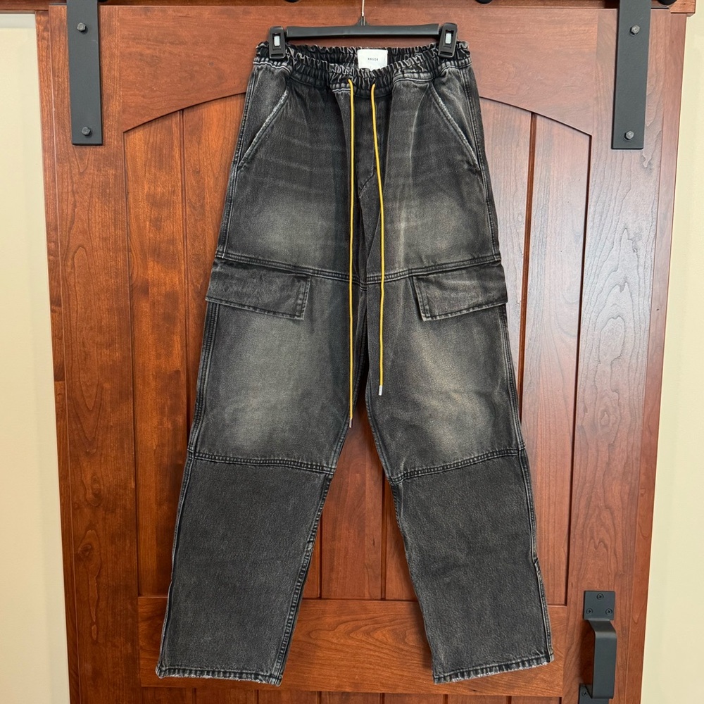 NWOT Men’s Rhude Denim Elastic Waist Pants